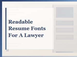 Clear Resume Fonts for Legal Ats Compatibility